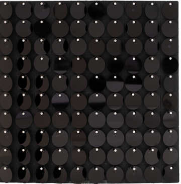 Decoracion de Pared con Lentejuelas Negro