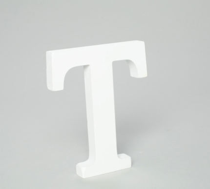 T - Letra de Madera