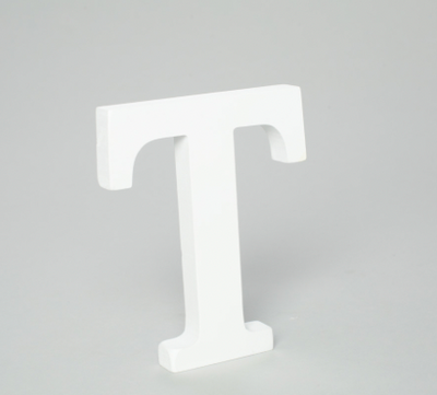 T - Letra de Madera