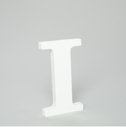 I - Letra de Madera