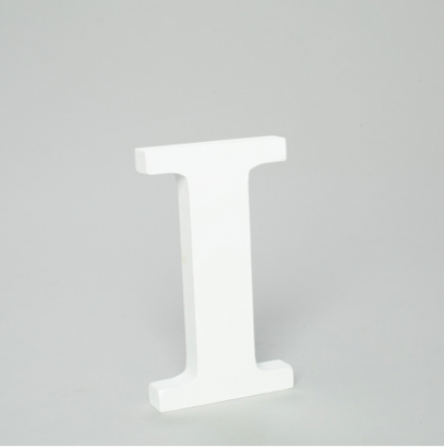 I - Letra de Madera