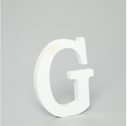 G - Letra de Madera
