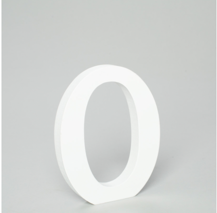O - Letra de Madera
