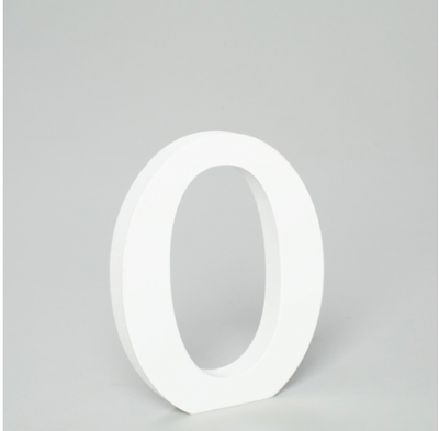 O - Letra de Madera