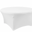 Mantel Spandex Mesa Circular 72" - Blanco