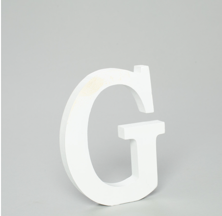 G - Letra de Madera