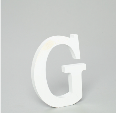 G - Letra de Madera