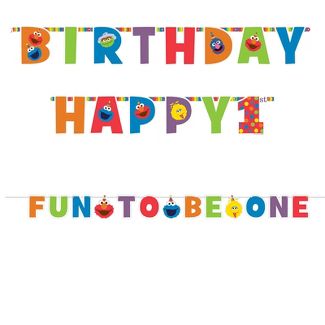 Elmo Sesame Street Banner primer año