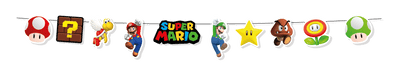 Mario Bros Banderin Figuras (x1u)