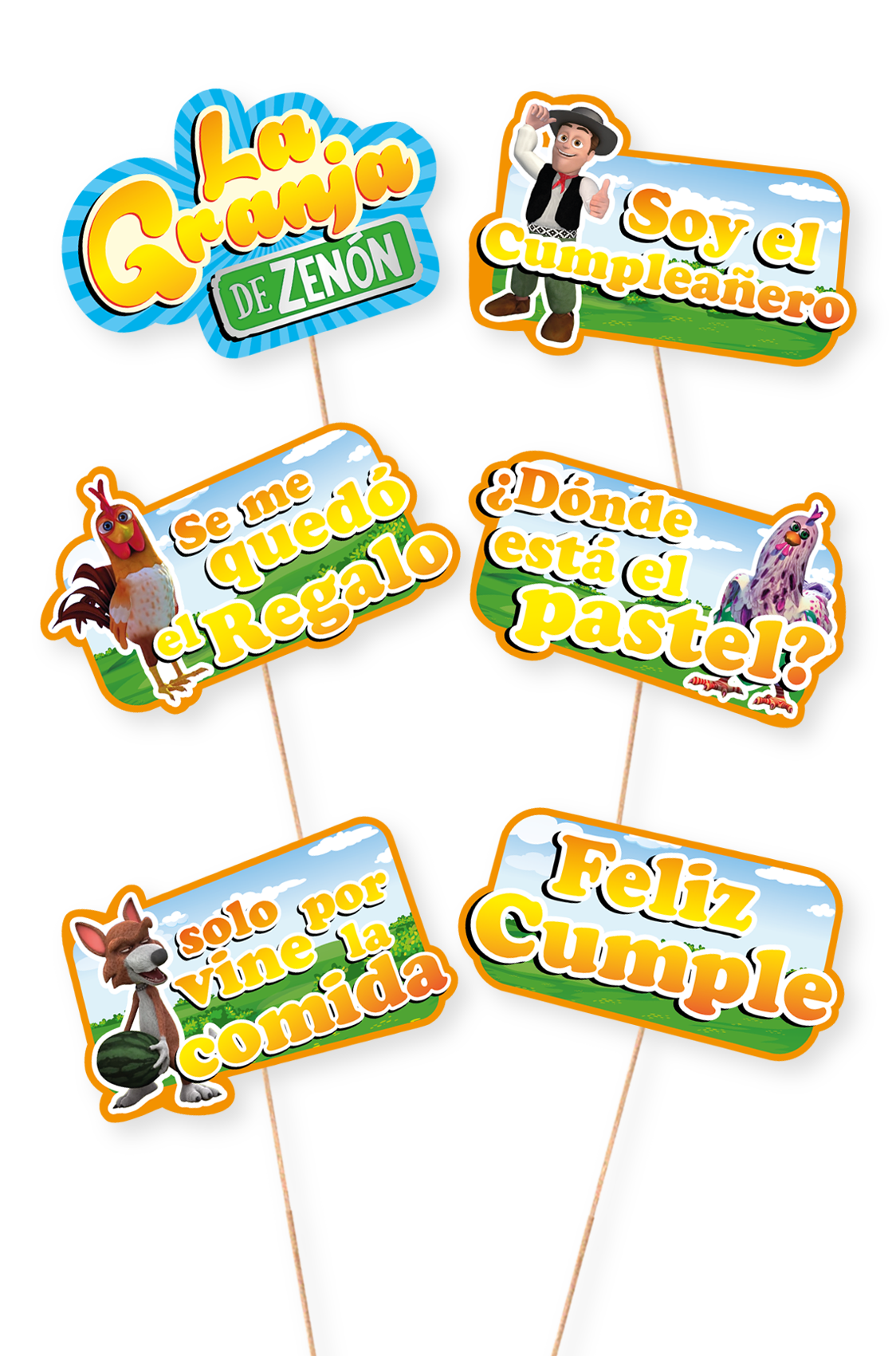 PIN SELFIE X 6 LA GRANJA DE ZENON