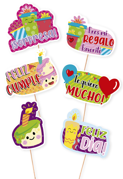 PIN SELFIE X 6 LINEA EXPRESION SOCIAL CUMPLE REGALOS BARNIZ BRILLANTE
