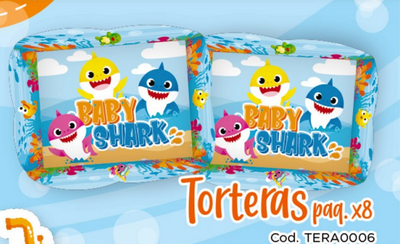 TORTERA X8 UD BABY SHARK