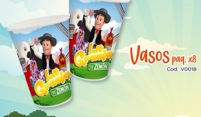 VASO X8 UD LA GRANJA DE ZENON