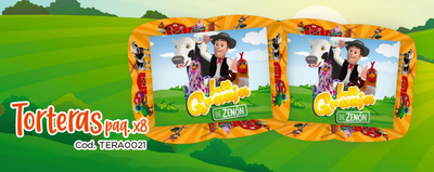 TORTERA LA GRANJA DE ZENON (x8u)