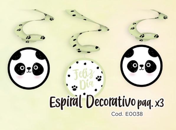 ESPIRAL X3 UD PANDA NIÑO
