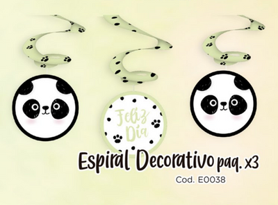 ESPIRAL X3 UD PANDA NIÑO