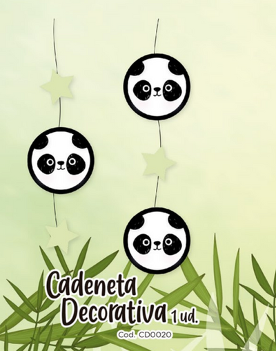 CADENETA DECORATIVA PANDA NIÑO