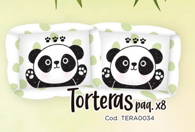 TORTERA X8 UD PANDA NIÑO