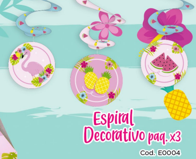 Espirales Decorativos Aloha (x3u)