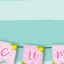 Banderín "Mi Cumple" Aloha (x1u)