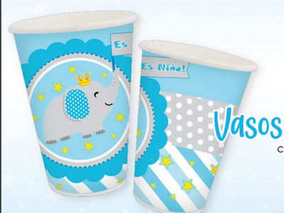 VASO X8 UD ELEFANTE NIÑO