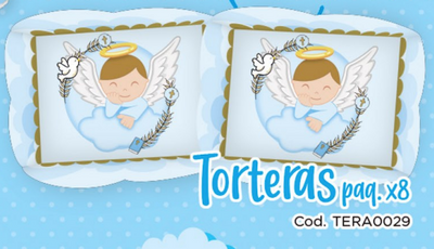 TORTERA X8 UD MI BAUTIZO NIÑO