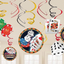 Casino Swirl Decorations (x12u)