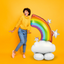 Globo Airloonz Rainbow 52"