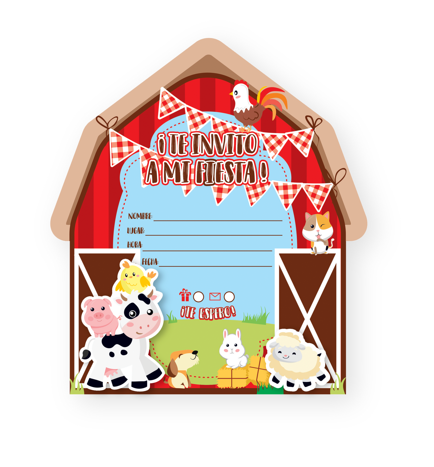 TARJETA X 6 UD GRANJA