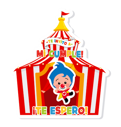 Tarjeta X6 UD Payaso Plim Plim