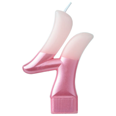 Vela Rosa Numero 4