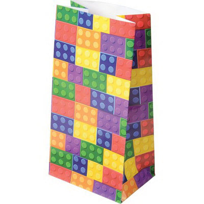 Bolsa de papel con fantasía bloquecitos