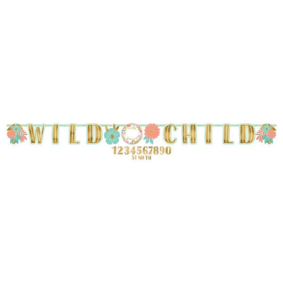 Boho “Wild Child” Jumbo Banner (x1u)