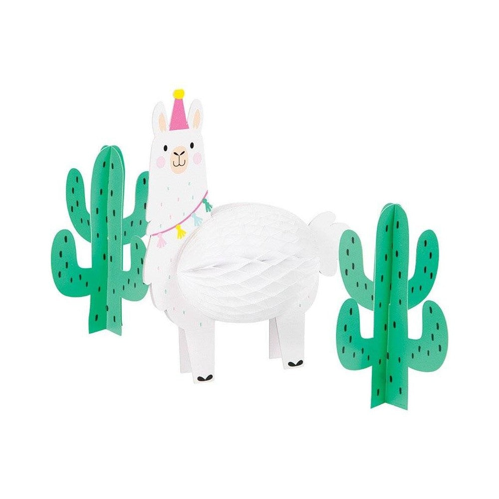 Llama Party Centro de Mesa