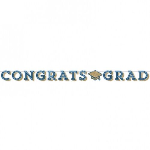 Pancarta de papel brillante de graduación