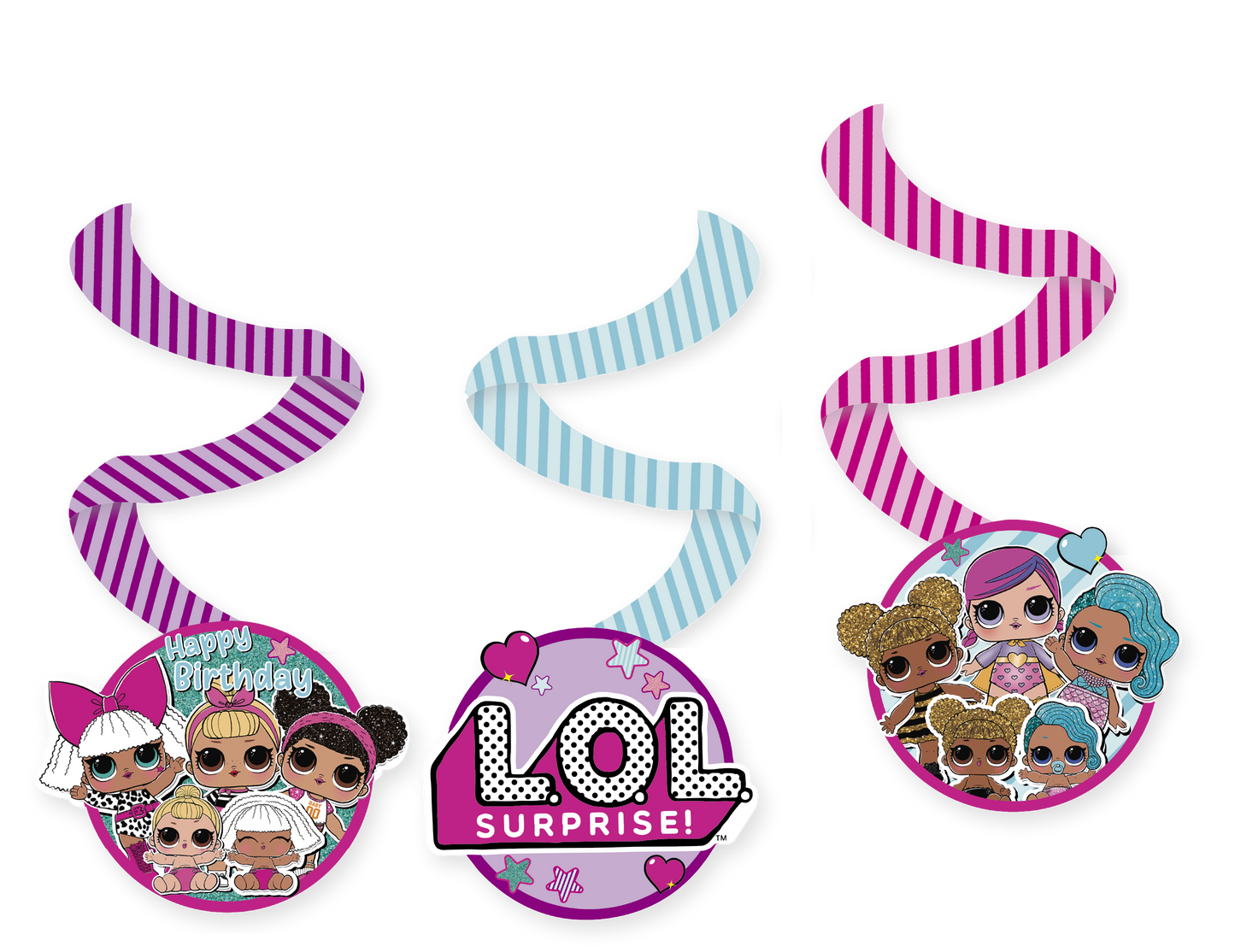 ESPIRAL METALIZADO X3 UD LOL SURPRISE
