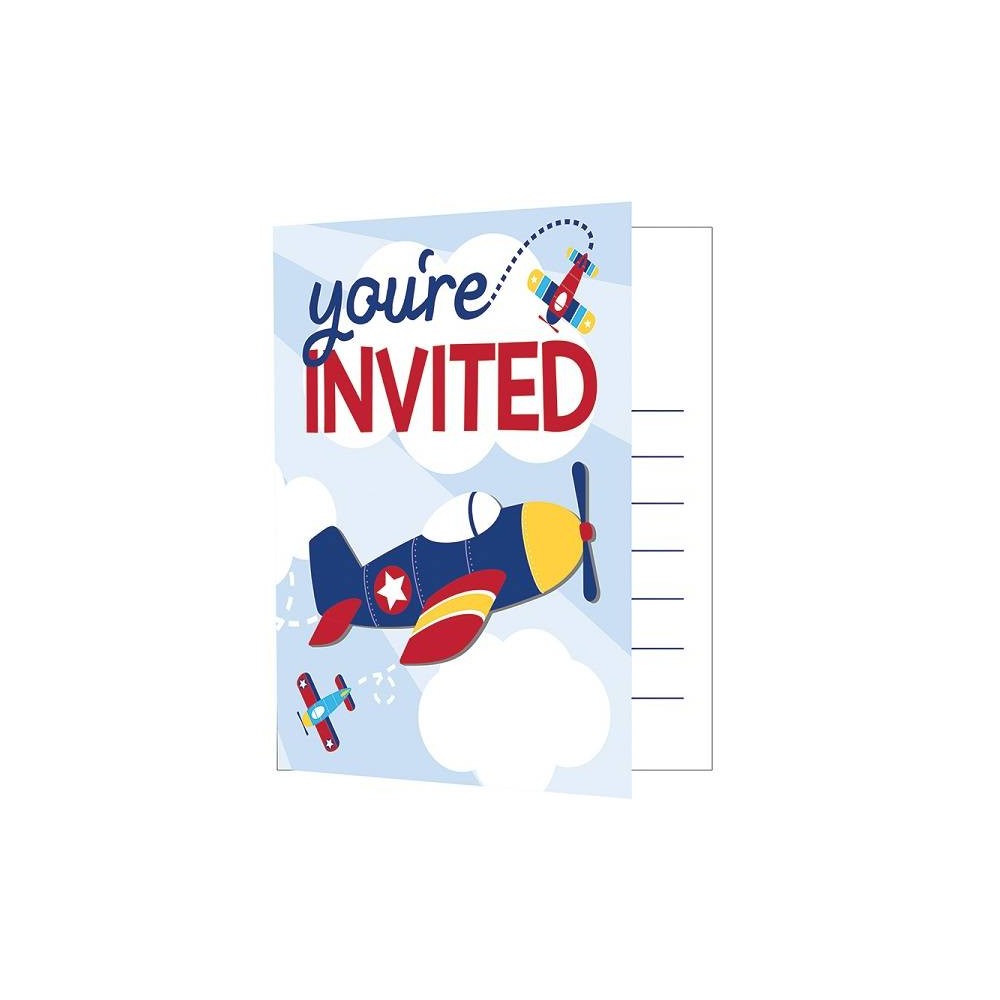 Lil' Flyer Invitaciones Aviones