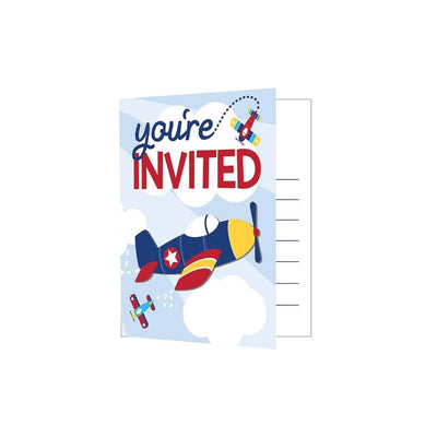 Lil' Flyer Invitaciones Aviones