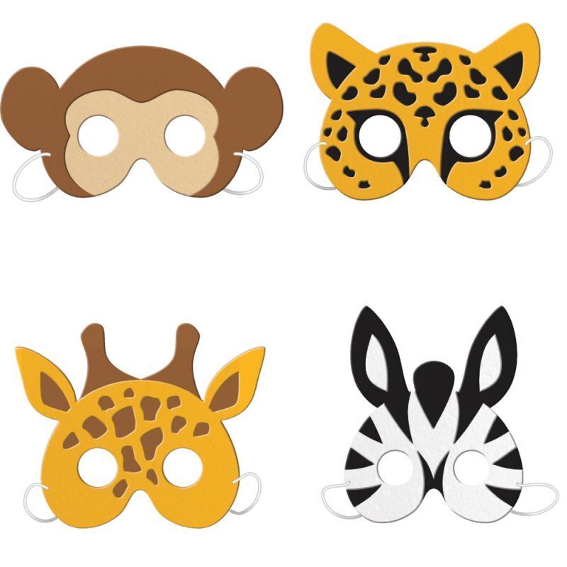 Mascaras Party Animals (x4u)
