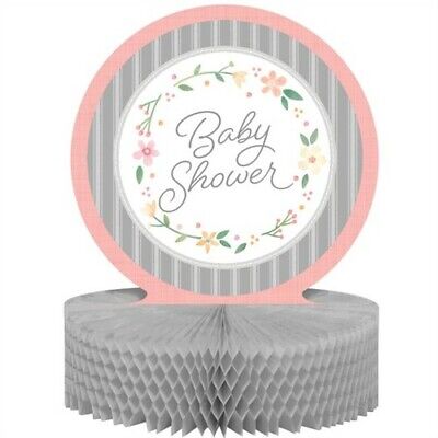 Floral F Centro de Mesa Baby Shower