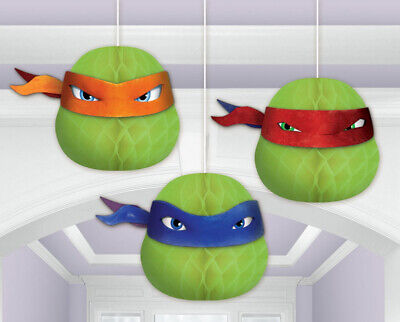 Decoración Colgante Tortugas Ninjas (x3u)