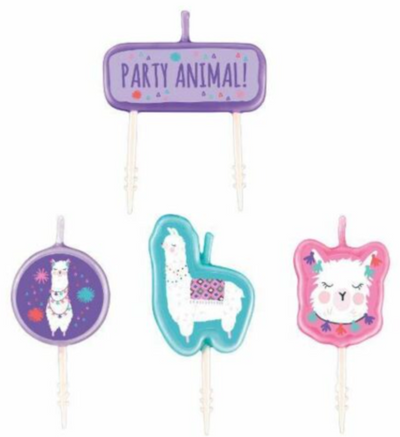 Llama Party Velas Party Animales