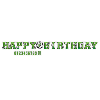 KIT GUIRNALDA DE FUTBOL FELIZ CUMPLEAÑOS