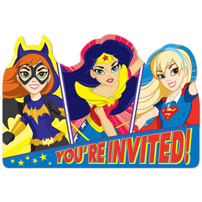 DC Superhero Girl Invitaciones