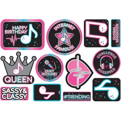 Tik Tok Cutouts Recortes (x12u)