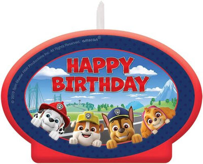 Vela Paw Patrol "Happy Birthday" (x1u)