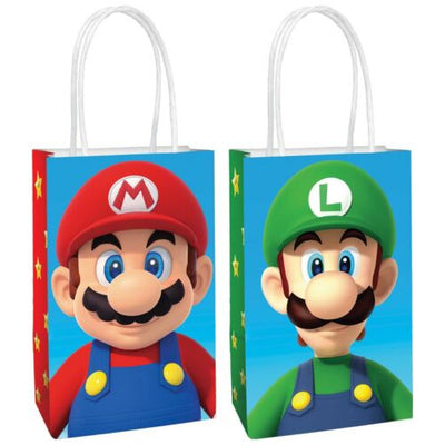 Bolsa Papel Regalo; Botín Super Mario Kraft
