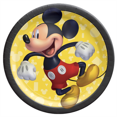 Platos Postre Pastel Mickey Forever