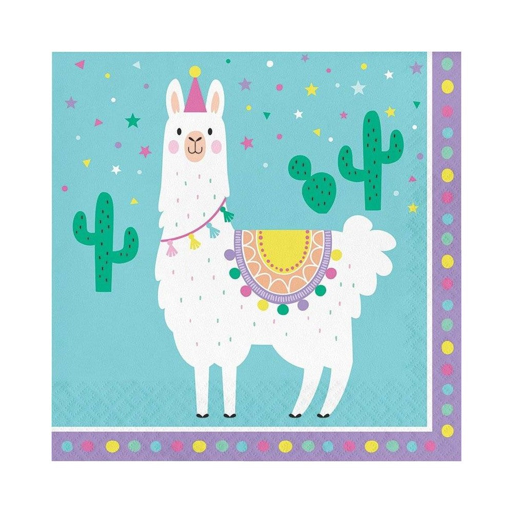 Llama Party Servilletas Grandes