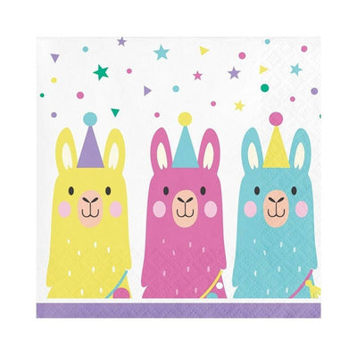 Llama Party Servilletas Pequeñas